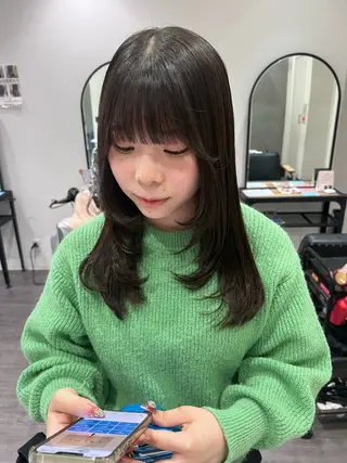セミロング トップスタイリスト/ アユミのヘアスタイル
