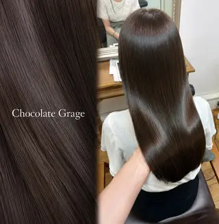 ロング 柔らかグレージュ🤍 髪質改善Hanakaのヘアスタイル