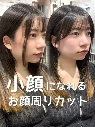 セミロング 西田 美侑 /カットモデルのヘアスタイル