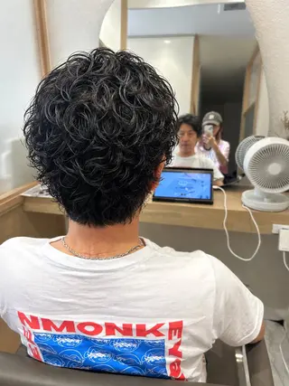 ショート メンズ 久木原 ゆりのヘアスタイル