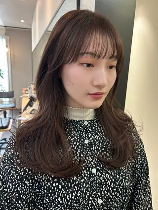 ロング カラー hubhair レイヤー/透明感のヘアスタイル