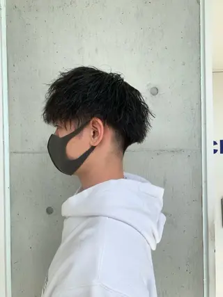 ショート 👑メンズパーマ👑 中谷 陸のヘアスタイル