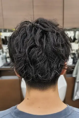 ショート パーマ 理容プラージュ燕三条 福井のヘアスタイル