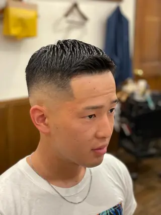 ショート メンズ 土井 康永のヘアスタイル