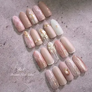 ネイル モチの良さ◉ フィルインネイル♡のネイルデザイン