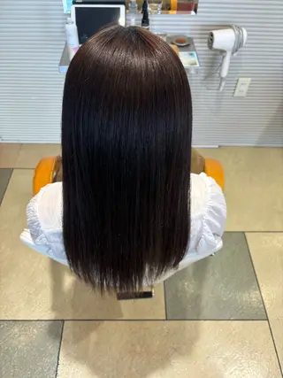 セミロング 透明感カラー/ レイヤー/ユウユのヘアスタイル