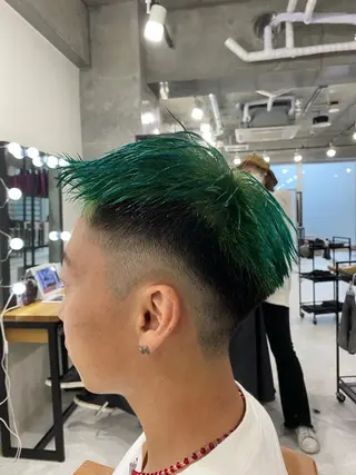 ショート カラー メンズ メンズパーマ/縮毛 /店長コハシ◎のヘアスタイル