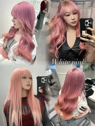 ロング カラー 🤍韓国うる艶カラー YUKI🤍のヘアスタイル
