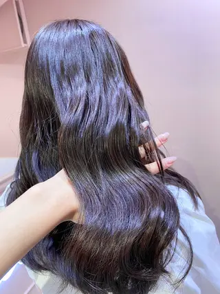 ロング 透明感/艶カラー 💘Hanaのヘアスタイル