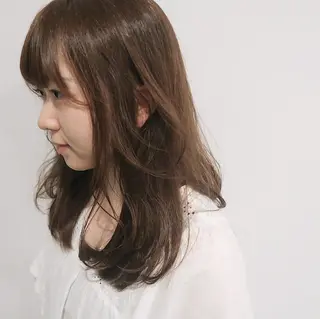 ミディアム カラー 中川 竜誠のヘアスタイル