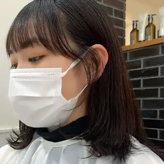 ロング カラー パーマ ヘアアレンジ メンズ キッズ ネイル マツエク・マツパ レイヤーカット/ 巻ける縮毛矯正のヘアスタイル