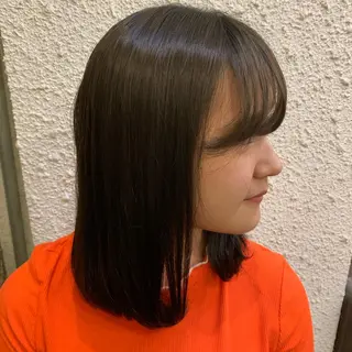 ミディアム カラー ヘアアレンジ satsuki レイヤー・暖色のヘアスタイル