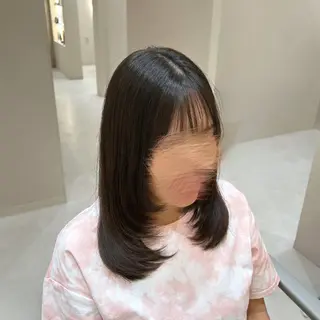 セミロング レイヤー/透明感/ 艶髪🌷油科あい🌷のヘアスタイル