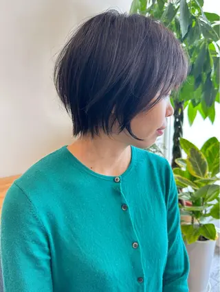 ショート 福本 可奈子のヘアスタイル