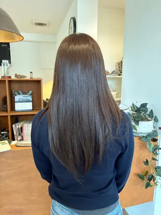 カラー linna / 高槻 /透明感カラーのヘアスタイル