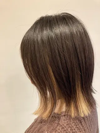 ショート カラー waRin syamp&headのヘアスタイル