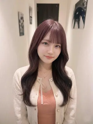 ロング カラー ⭐️田中 萌心⭐️ 上尾/モデル様募集中のヘアスタイル