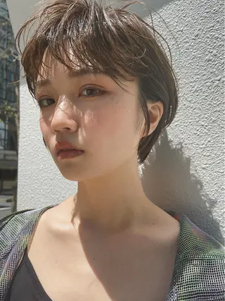ショート カラー 🉐レイヤー/塩見 弘樹🉐渋谷のヘアスタイル