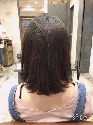 ミディアム 髪質改善JILL 桑原のヘアスタイル