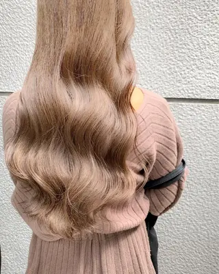 ロング カラー パーマ ヘアアレンジ レイヤー専門家 ダブルカラー修のヘアスタイル