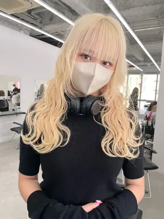 カラー Asami/名古屋/ ハイトーン/デザインのヘアスタイル