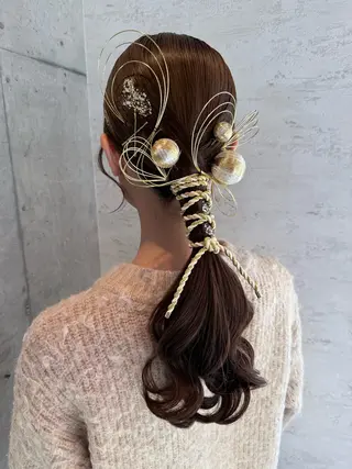 ヘアアレンジ はやしほのか| ヘアセット×カラーのヘアスタイル