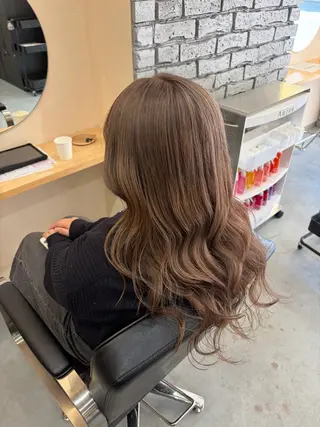 ロング カラー 🎀透明感カラー ／似合わせカット🎀のヘアスタイル