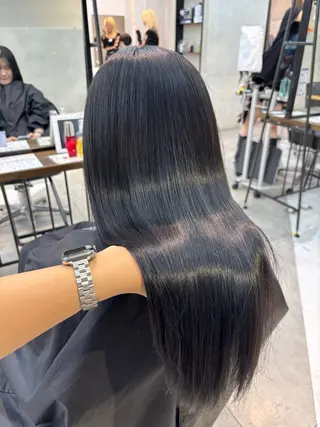 カラー センターパート/カラ ーメッシュ📍ユリのヘアスタイル