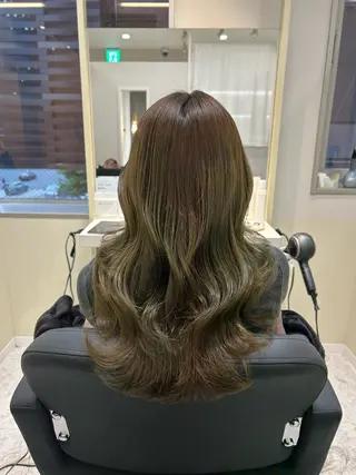 ロング カラー 🩰ニシムラヒカリ 半個室salon♡*のヘアスタイル