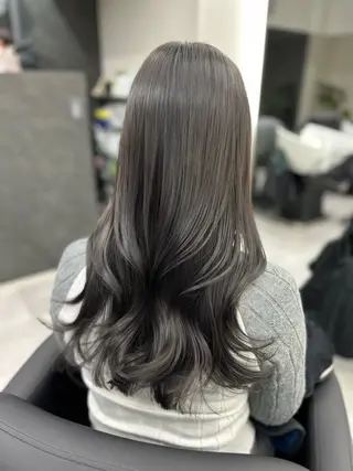 ロング カラー なんば髪質改善カラー Ardoreのヘアスタイル