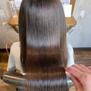 ロング 🎈髪質改善カラー 縮毛矯正/河野🎈のヘアスタイル