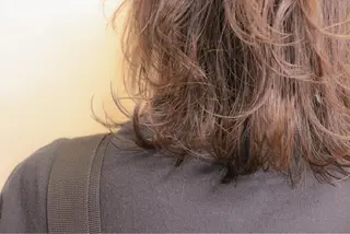 ミディアム 透明感カラー🇰🇷 レイヤー✨桑原　研太のヘアスタイル