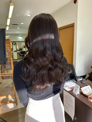 ミディアム カラー ブリーチカラー🫧 森　凪沙のヘアスタイル