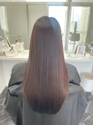 ロング カラー Blue/博多/ 水口莉沙のヘアスタイル