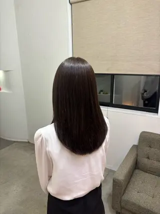 カラー ANNIE/AYU MI/ブラウンカラーのヘアスタイル