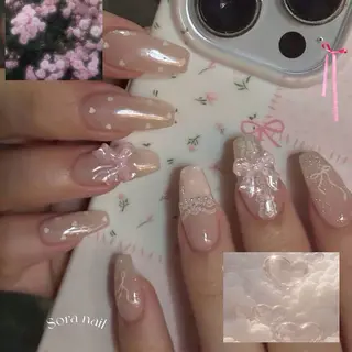 ネイル Sora  Nail 長さ出し専門店のネイルデザイン