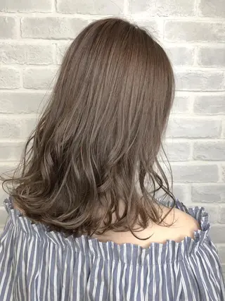 ミディアム カラー 【透明感、艶髪】西村 有司のヘアスタイル