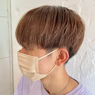 ショート カラー ヘアアレンジ メンズ 🎀レイヤー 透明感 カラーyuuri🎀のヘアスタイル