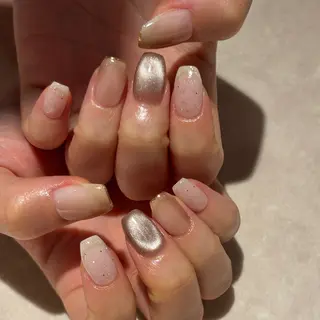 ネイル モデル募集🍑渋谷 Nanamiのネイルデザイン