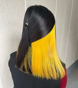 ロング カラー 池田 真衣のヘアスタイル