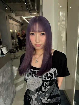 セミロング カラー デザインカラー /rioのヘアスタイル