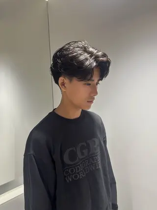 ショート パーマ メンズ 似合わせパーマ🔥 河浪 大智のヘアスタイル