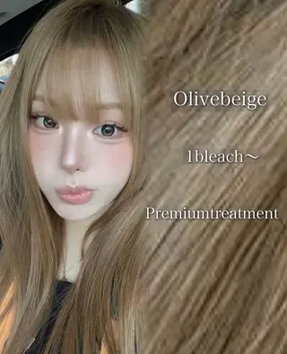 カラー 透明感カラー🫧 EMAのヘアスタイル
