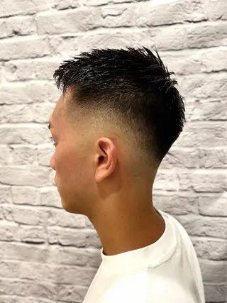ショート メンズ 新崎 彩翔のヘアスタイル