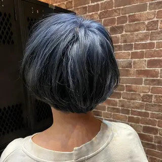 ショート カラー パーマ ヘアアレンジ メンズ キッズ ネイル マツエク・マツパ 久木原 ゆりのヘアスタイル