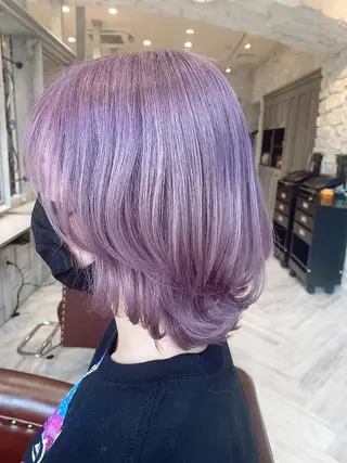 カラー ブリーチカラー⸜♡⸝ クルミ🐍のヘアスタイル