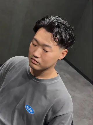 ショート パーマ メンズ HINA ちゃんのヘアスタイル