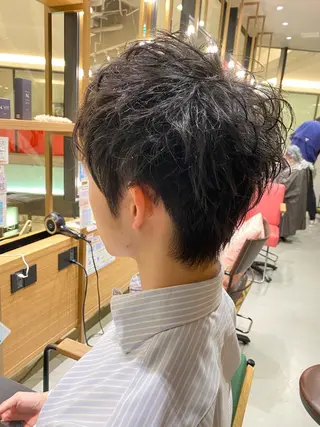 メンズ unopulir 景山 凌のヘアスタイル