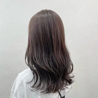 セミロング カラー ハイトーンカラー🔹 ブリーチ/千葉洋佑のヘアスタイル
