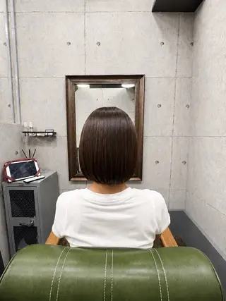 ミディアム カラー 藤尾 僚平のヘアスタイル